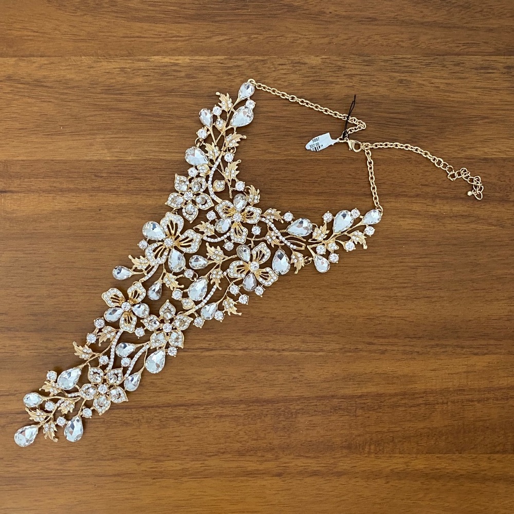 Crystal Bib Necklace